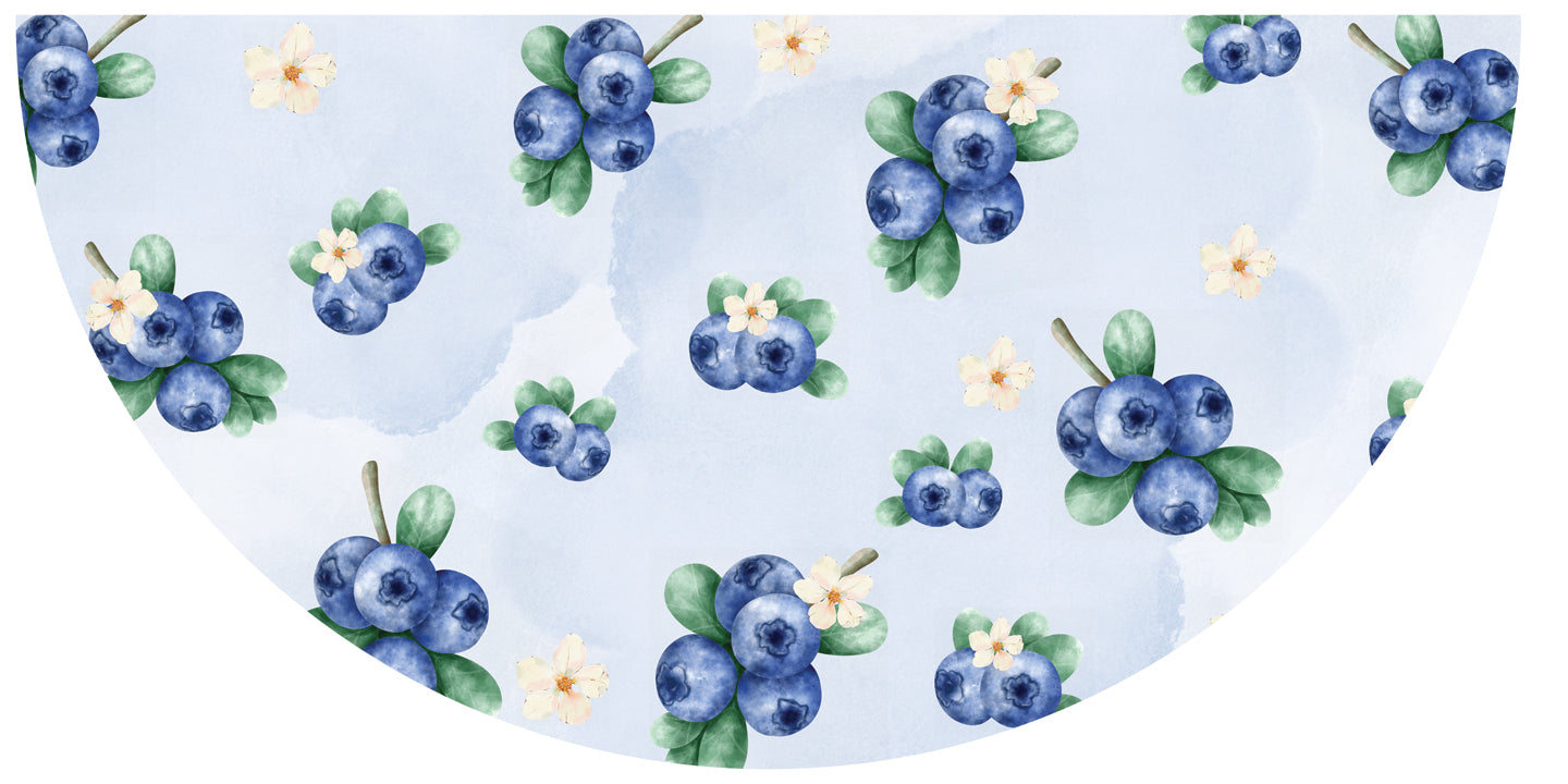 Berry Blossoms Floor Mat
