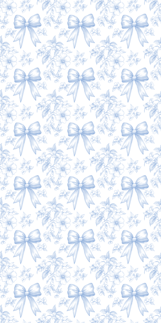Sweet Bow Charm Blue