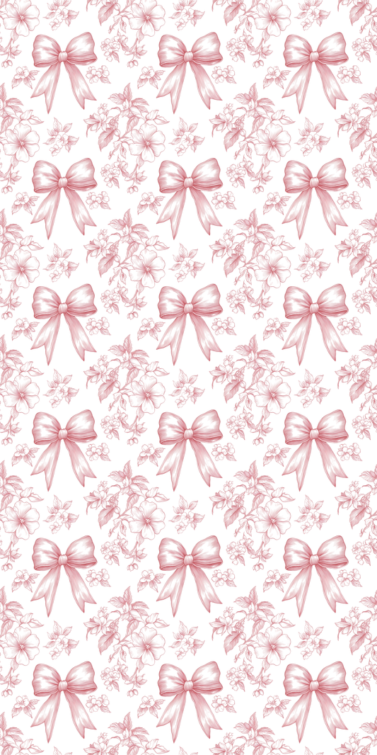 Sweet Bow Charm Pink