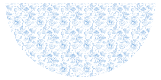 Toile de Savanna Blue Floor Mat